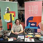 BIFF rep Nico Doret’24 keeps it “reel” at the Local to Global Career Fair at the Powerhouse.